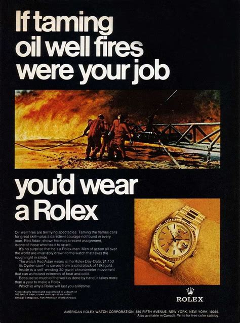 rolex advertisements|rolex ads from the past.